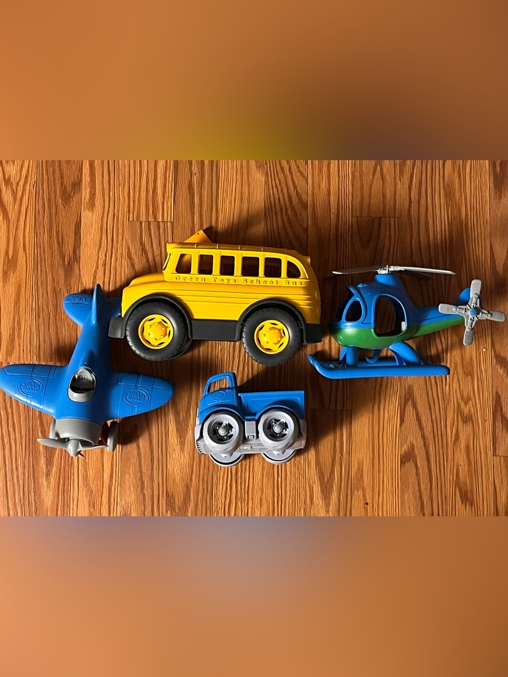 Green Toys - Durable Kids Toy Vehicles - 4 Items